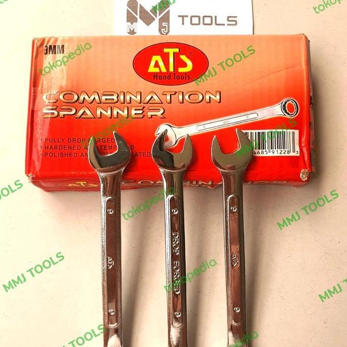 Ready Kunci ring pas ATS 9mm - ATS Combination Spanner - ATS kunci ring pas