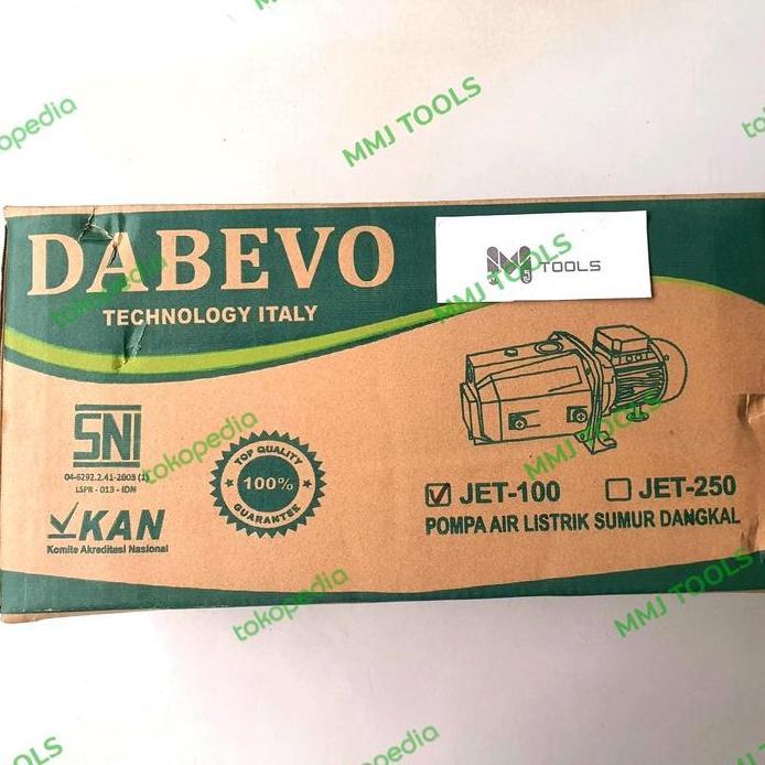 Ready Pompa Air Semi Jet DABEVO JET 100 - Pompa Semi Jet DABEVO JET 100