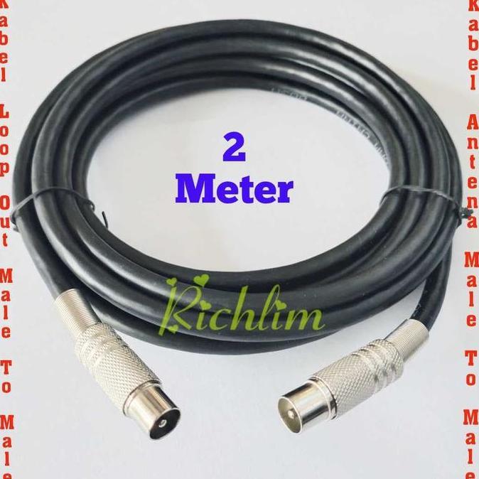 Kabel Antena Male To Male/Kabel Antena Paralel TV/Kabel Antena Jumper
