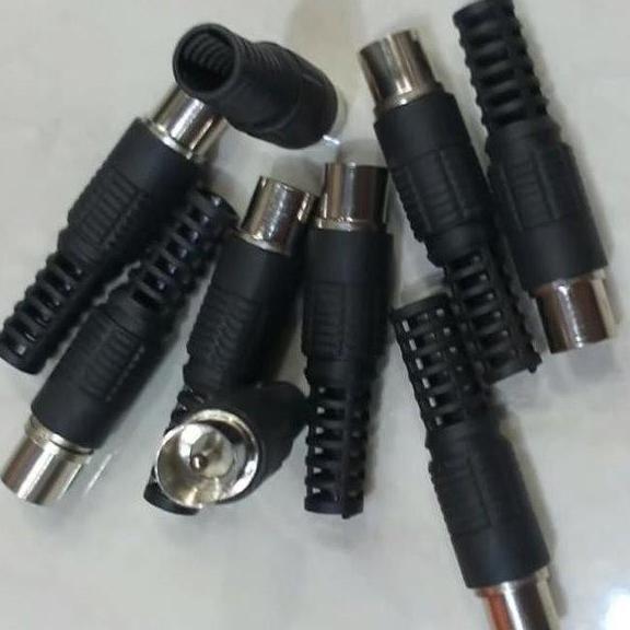Jack Antena TV Plastik Male / Konektor Jek Antena TV Cowo