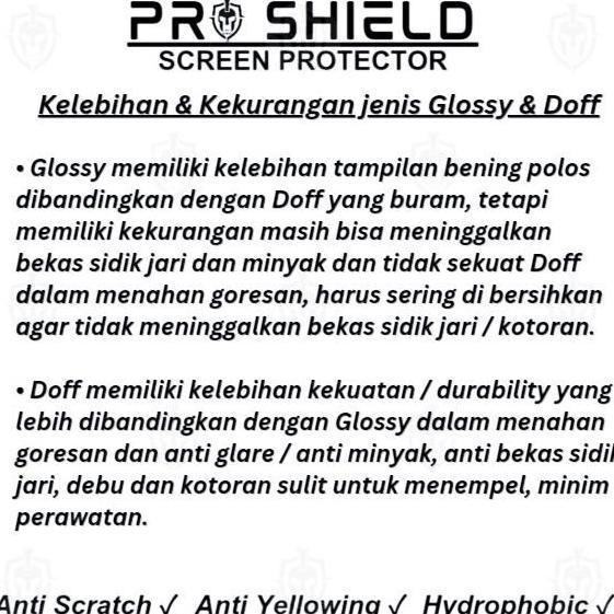 Anti gores head unit Wuling Almaz