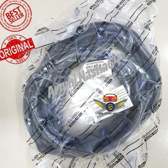 KARET PINTU MOBIL KARET PINTU BELAKANG TENGAH KANAN ALL NEW AVANZA-XENIA 67871-BZ140 PLUG AND PLAY