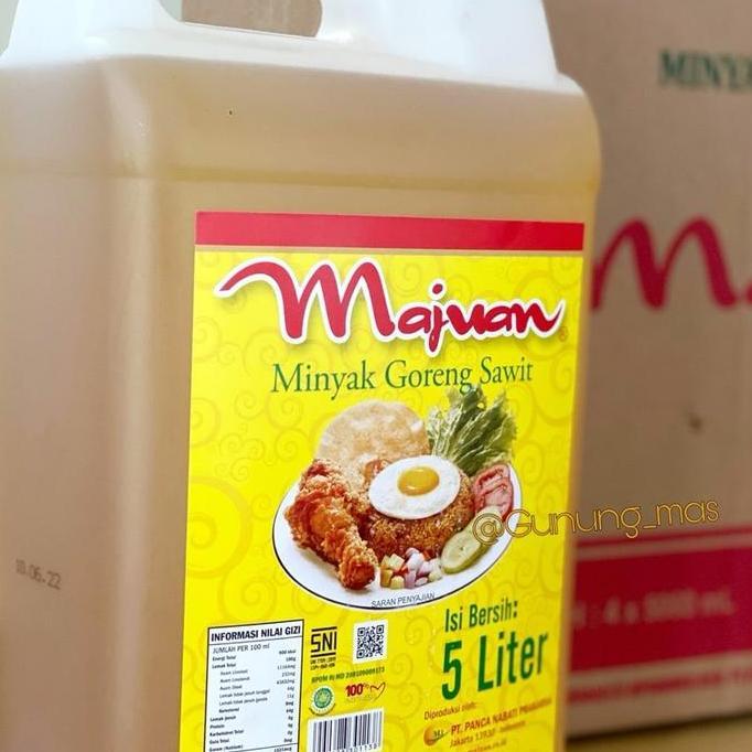 Minyak Goreng Majuan 5 Liter Jerigen