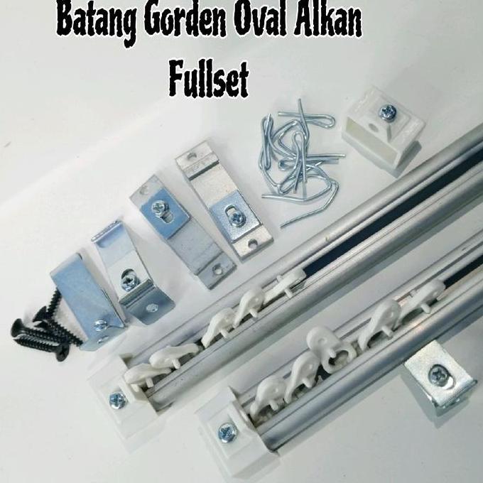 Promo Batang Gorden Oval Fullset / Pipa Gorden Alkan / Besi Gorden Oval Cod