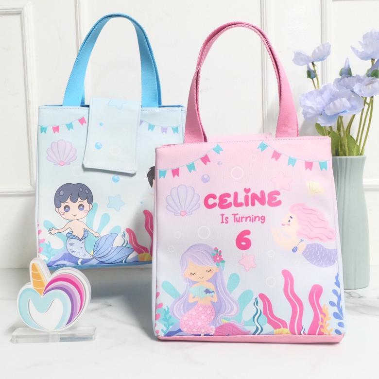 Marwah Lunch Bag / SOUVENIR ULTAH CUSTOM / TAS ULANG TAHUN CUSTOM NAMA / SOUVENIR CUSTOM NAMA