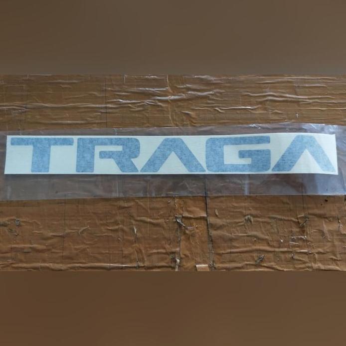 Stiker Kabin Logo TRAGA untuk Isuzu Traga