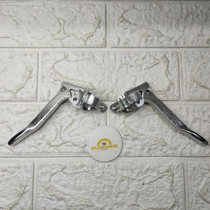 Handle Rem Brake Lever Sepeda Mini Jengki Jadul Vintage Besi Chrome Tebal Outdoor