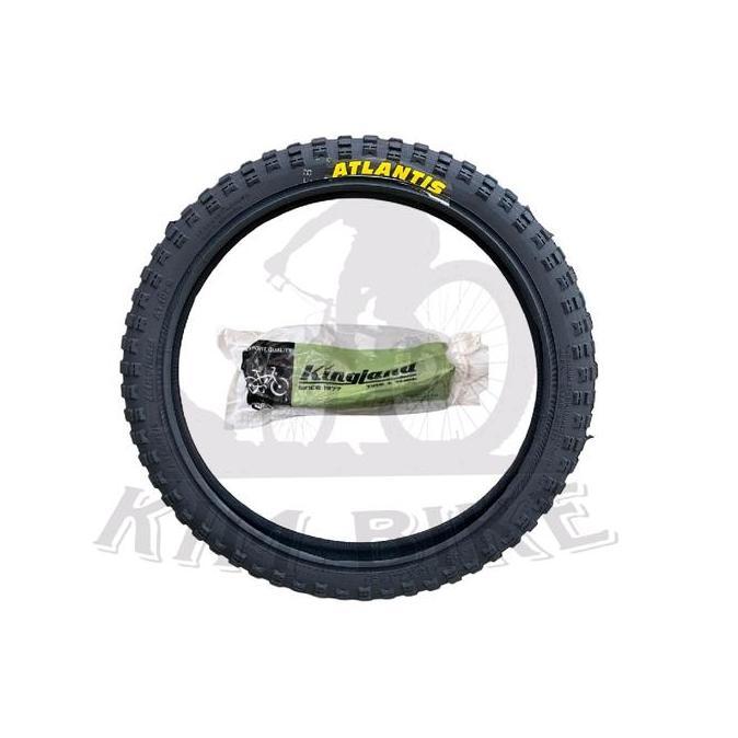 Ban Luar dan Ban Dalam Paket Ban Luar dan Ban Dalam Sepeda BMX, Mini, Lipat, Anak, MTB ukuran  18 x 