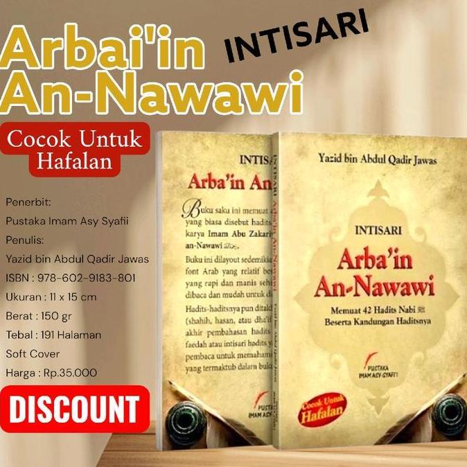 Intisari Hadits Arbain An Nawawi Pustaka Imam Asy Syafii