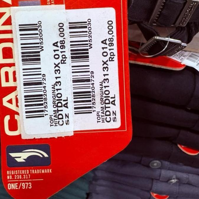 TOPI CARDINAL JEANS ORIGINAL WARNA HITAM