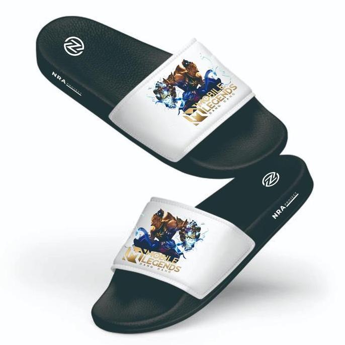 Sandal Selop Pria Mobile Legend Karakter Wayang Gatot Kaca - Karet Fleksibel & Ringan Sendal Shoes