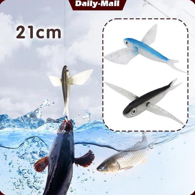 ZASSAT 21 Cm Umpan Pancing Karet / Umpan Mengapung / Umpan Ikan Terbang Bionik