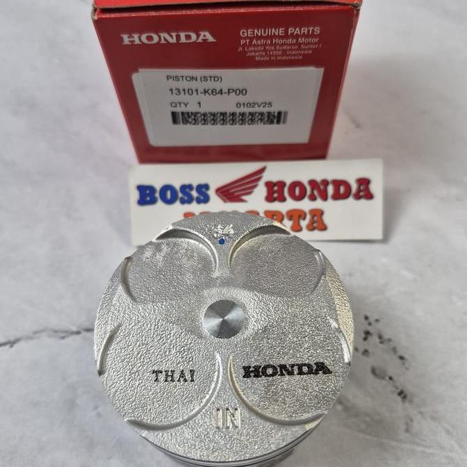 13101-K64-P00 : PISTON(STANDAR)CBR 250 RR K64 /PISTON SEHEROVERSIZESTANDARCBR250 RR K64 ORIGINAL AHM