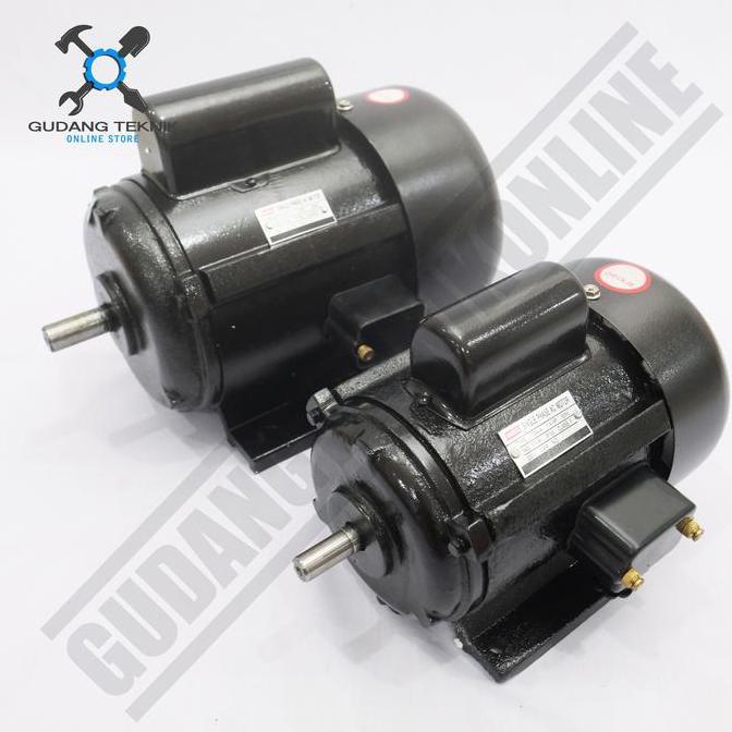 DELLINE Dinamo Motor Penggerak 1 Hp 2P 1Ph 3000Rpm BARTEX - Dinamo Elektro Motor BARTEX 1Hp 4P 1 Pha