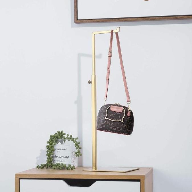 LEONAB Dudukan Tas Standing Stand Hanger Rak Gantungan Tas Hanging Bag Display Stand Rak Display Tas