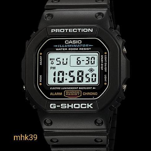 New JAM PRIA CASIO G.SHOCK DW5600E / DW-5600E-1 ORIGINAL