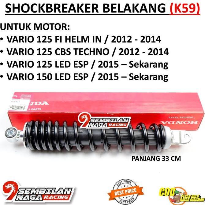 Laris Shockbreaker Belakang Vario 125 Cbs Techno Lama Vario 125 150 Led Esp 2015 2016 2017 2018 2019