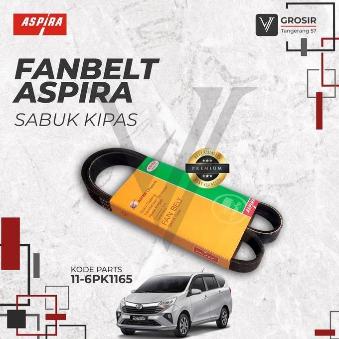 Aspira Fanbelt Calya Sigra 1200Cc 6Pk1165 V-Belt