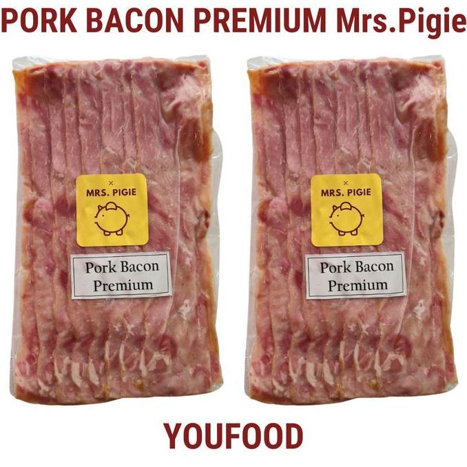 PIGIE PREMIUM Pork Bacon Bali - Bacon Babi Premium - Less Fat BS