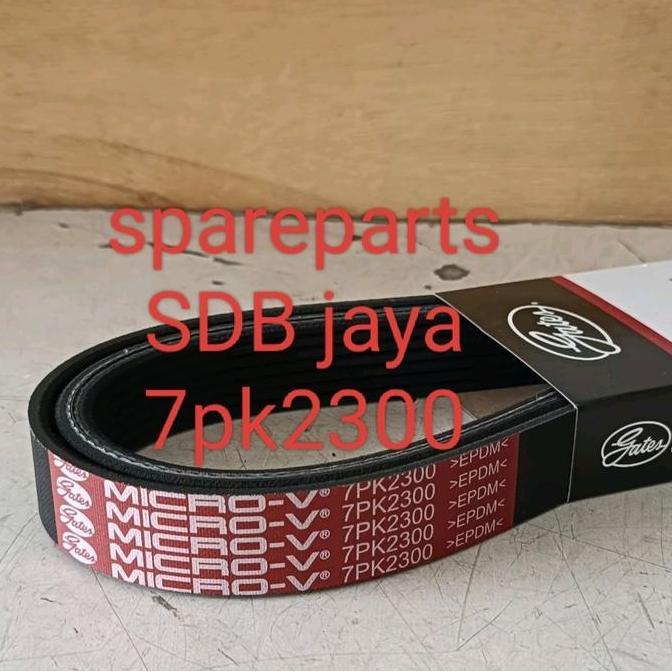 Tali Kipas Fanbelt Van Fan Belt Vbelt Hilux Sc Innova Fortuner Bensin 7K2300 Merek Gates Oem Quality