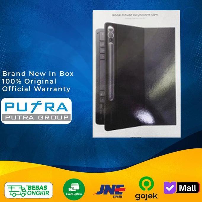 (RESMI) Book Cover Slim Keyboard Samsung Galaxy Tab S8 S7