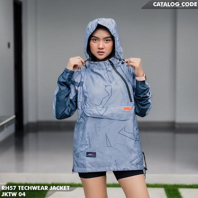 RH57 Techwear Jacket V.4 JKTW 04 | Parasut GN Premium Pria Wanita Original