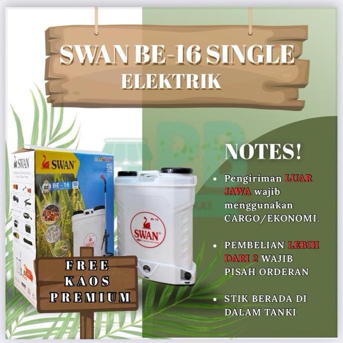 SPRAYER SWAN BE-16 16L Penyemprotan pupuk cair/tanaman | SPRAYER HAMA | TANKI SEMPROT ELEKTRIK 16L |