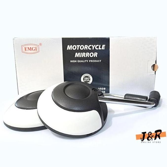 Kaca Spion Motor Honda Scoopy Emgi Accessories Bulat Berkualitas