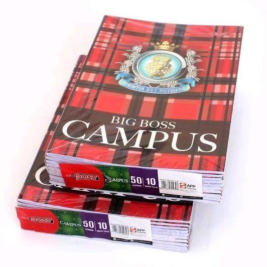 Buku Tulis Campus Boxy B5 Big Boss 50/ 36 lembar 1 pack isi 10 buku GJ
