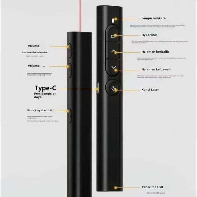 PPT page turning laser pen, wireless page turning pen, demonstration remote control page turning las