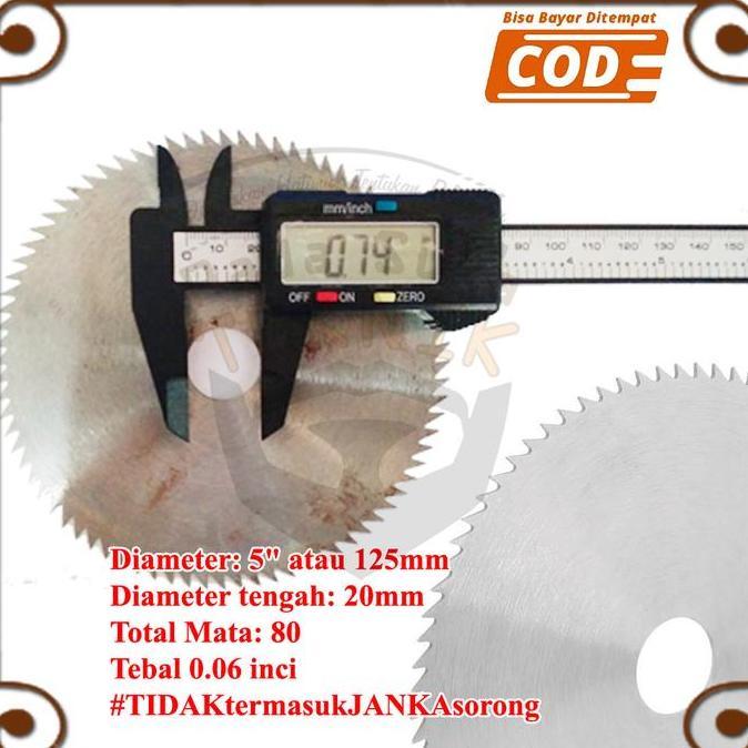 AHROKA Circular Saw Blade 5 In - Mata gergaji Pisau Sirkel 5 Inch Tipis