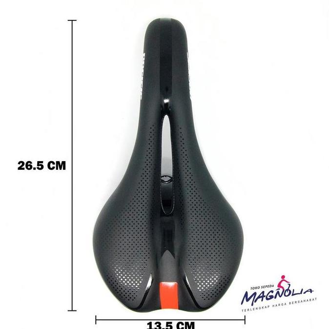 Promo Jok Sadel Sepeda Pacific Balap Roadbike Empuk dengan Lubang Ventilasi Diskon