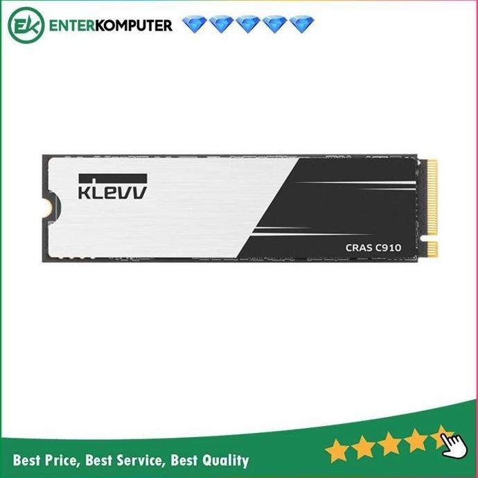 TERBARU - KLEVV SSD CRAS C910 500GB M.2 2280 NVMe PCle Gen4 x4 / SSD 500GB
