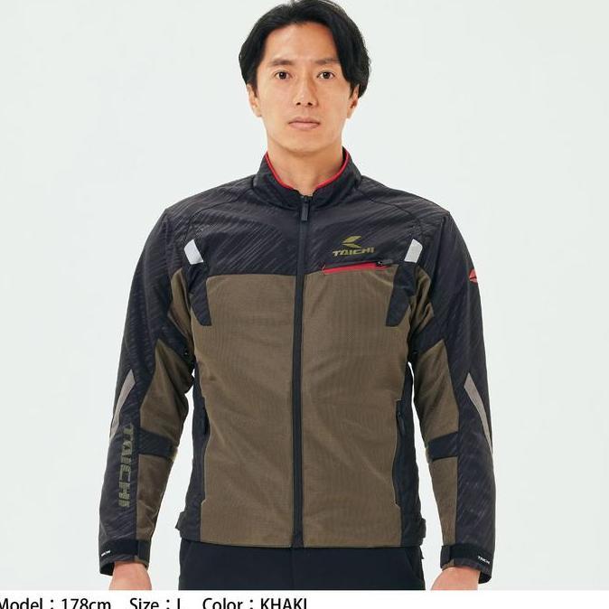 Rs Taichi RSJ331 Torque Mesh Jacket - Khaki