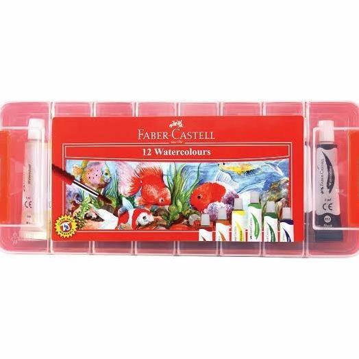 FABER CASTELL WATERCOLOUR WATERCOLOR IN PLASTIC CASE CAT AIR