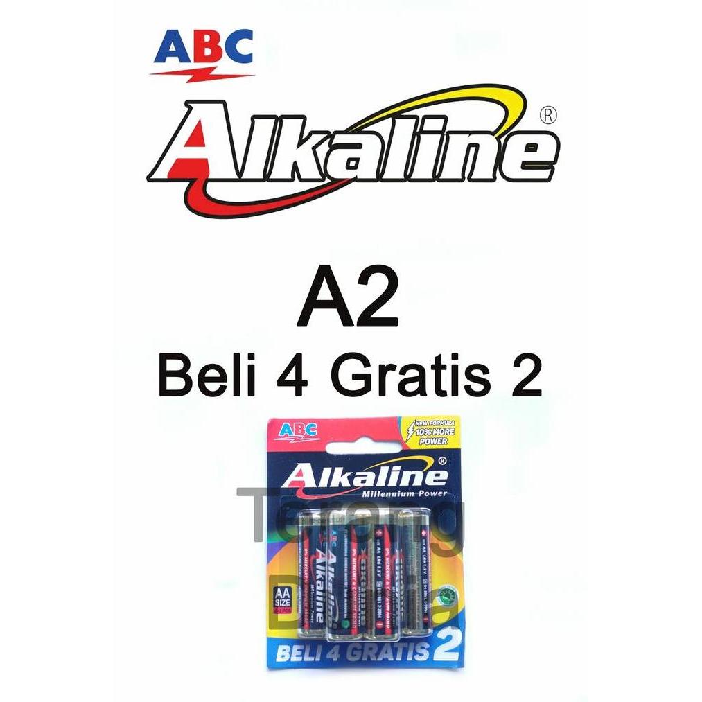 Errozishop - Battery Alkaline A2 Isi 6 Baterai Alkaline A2 Isi 6 Baterai Abc Isi 6
