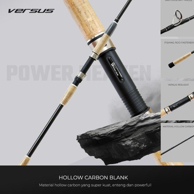 Joran Carbon Power Heaven Shore Jigging 2 Sambung 270cm & 300cm