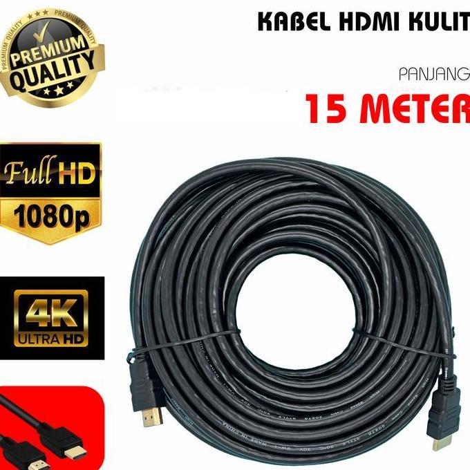 Yevaseni_ - Kabel Hdmi To Hdmi 10M 15M  20M Ver.1.4Laptop Ke Tv Ke Dvr Ke Cctv  Ke Monitor Komputer 