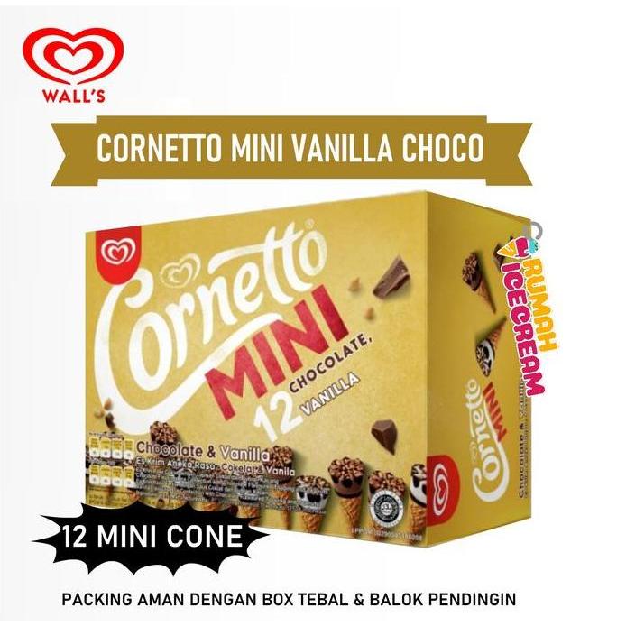 Ready Ice Cream Cornetto Mini Vanilla Choco Walls
