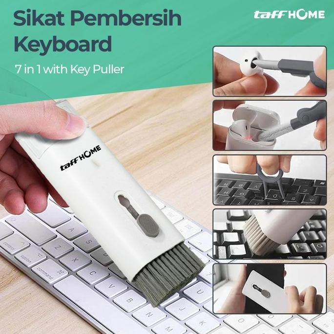 KOLANAME Sikat Pembersih Keyboard HP Headset  PC Laptop 7 IN 1 Dengan Pencabut Keyboard PROTOK