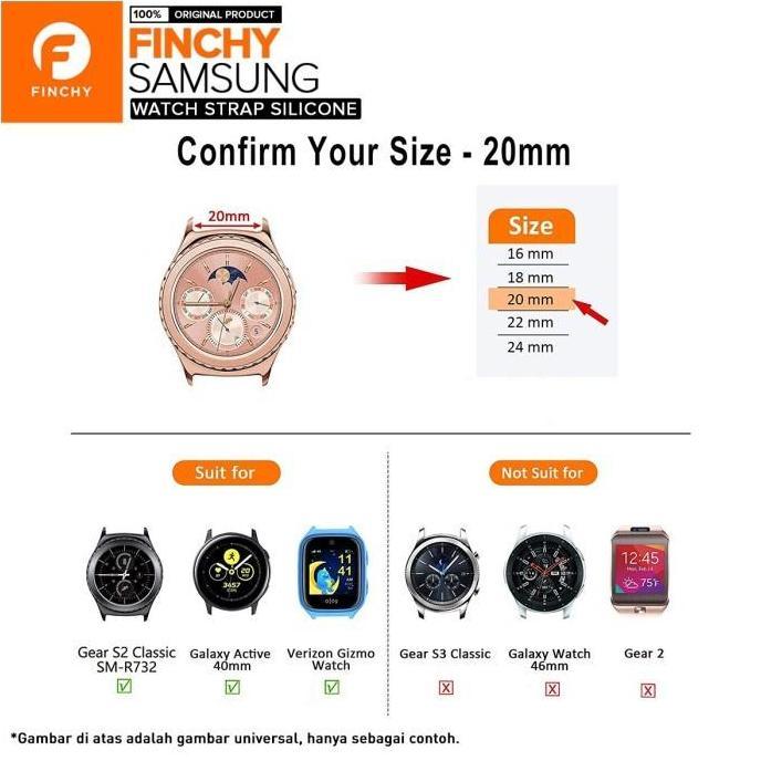 Finchy Silicone Strap Vyatta Fitme Soul Replacement Wristband tali jam