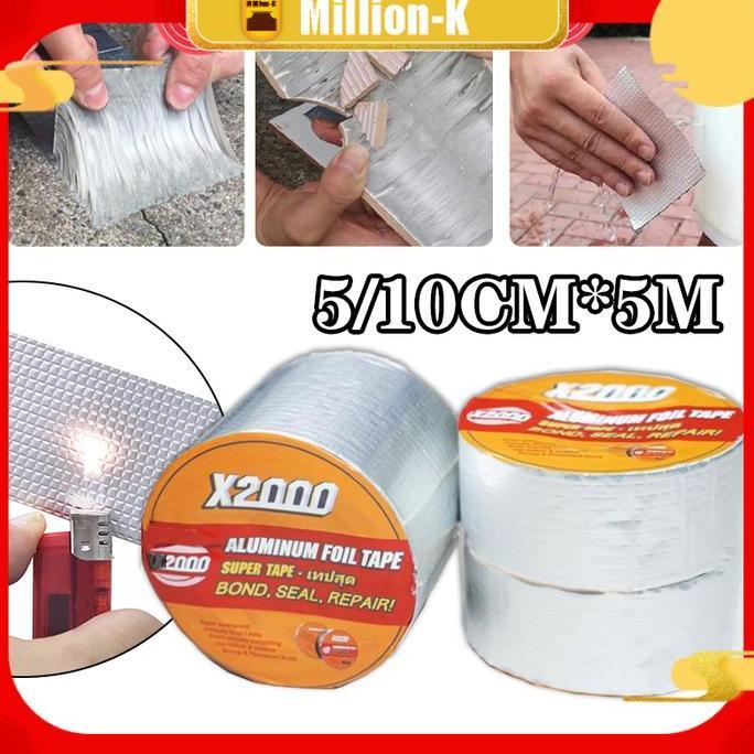 VIRYEOU 5m Lakban Super Kuat X2000 / Super Tape X2000 / Lakban Anti Bacor Super Lengket Super Waterp