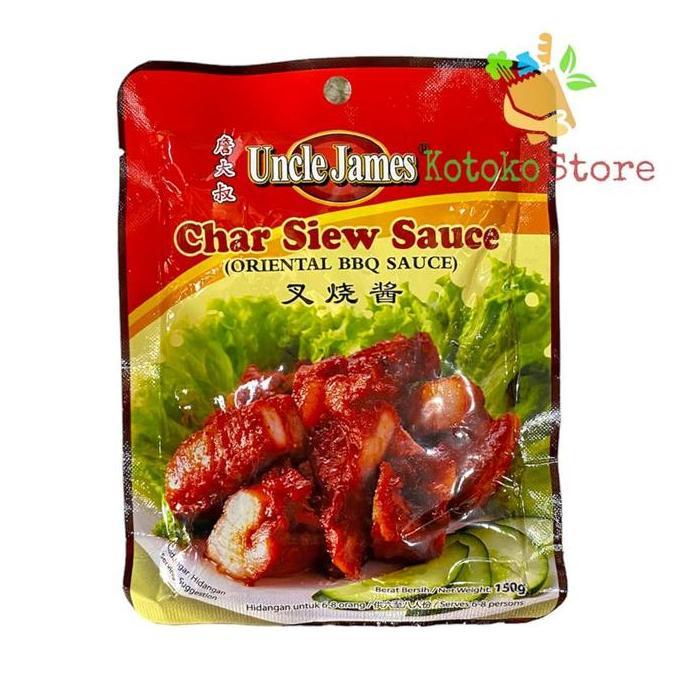 Uncle James Char Siew Sauce (Oriental BBQ Sauce) /Bumbu Char Siew 150g