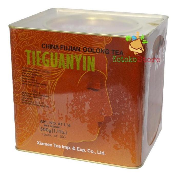 China Fujian Oolong Tea / Tie Guan Yin / Teh Kuan Yin Kaleng 500gr