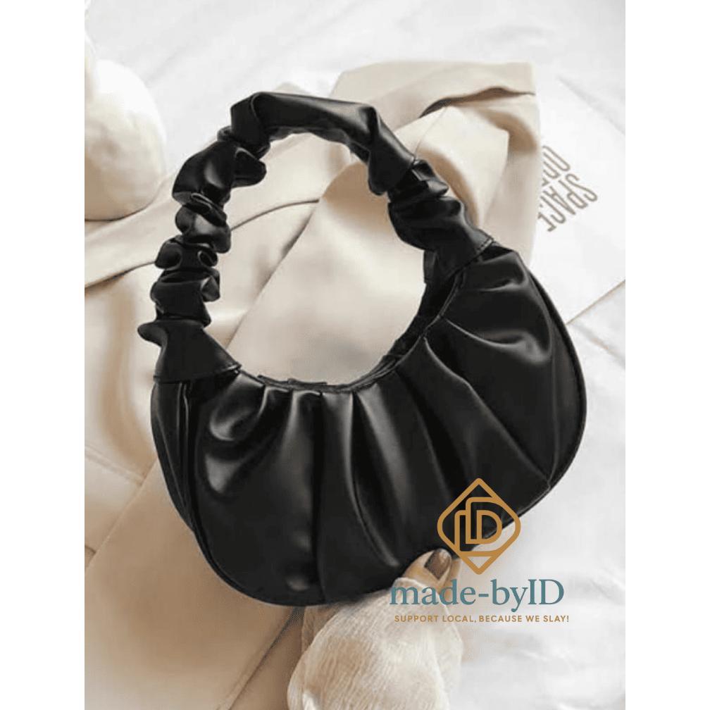 Diskont Made By Id - Tas Wanita | Tas Bahu Wanita Premium Scrunchie Hobo Bag - Tas Ketiak Kerut Vint