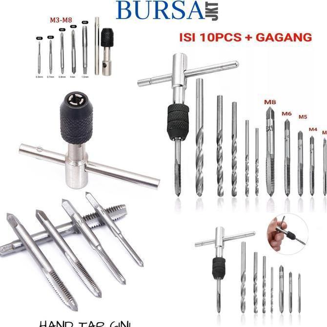 OVMIDEX HAND TAP SET MATA BOR SENAI DRAT BAUT PEMBUAT DERAT ULIR BAUT HANDTAB