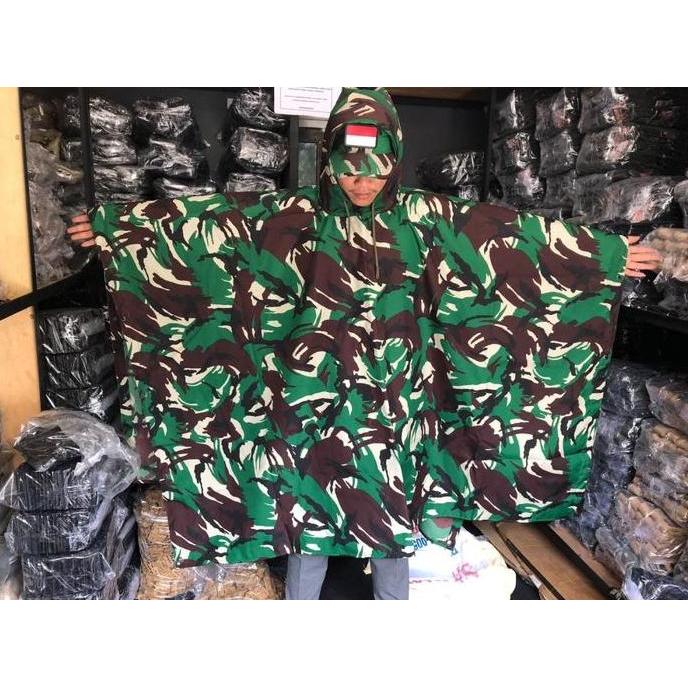 Jas Hujan Loreng Tni Premium