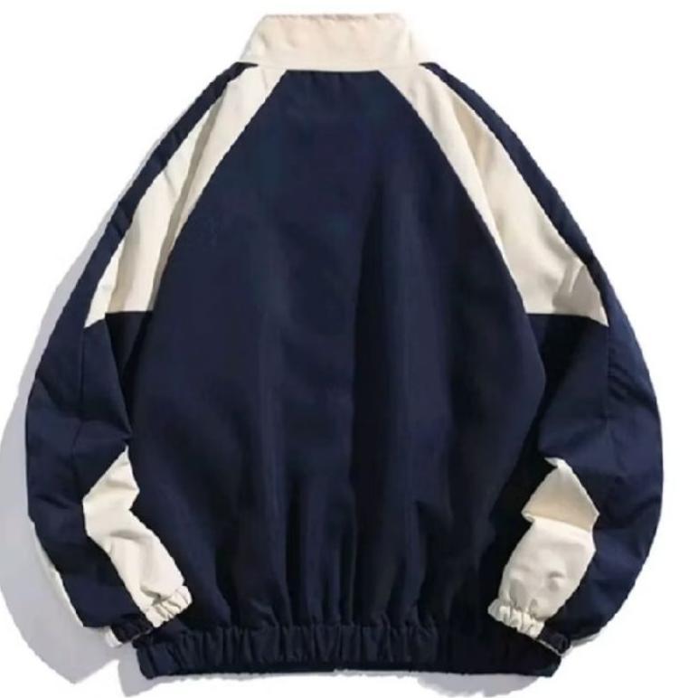 Hot Jaket Varsity Colorblock Japan Vintage Windbreaker /Jaket Jepang Retro Sport 90An Jeket Hip Hop 