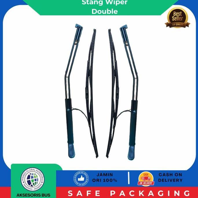 Stang Wiper double + Karet Wiper100% Original