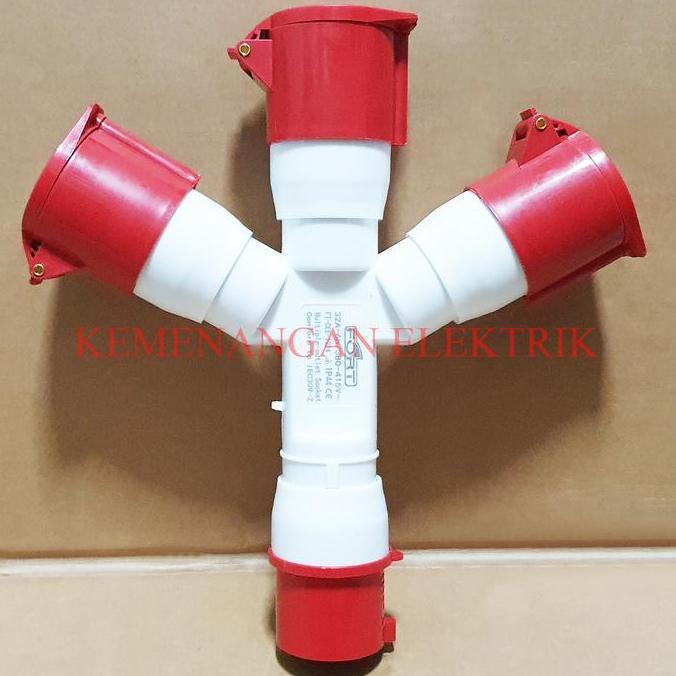FORT STEKER T CABANG 3 / INDUSTRIAL PLUG SOCKET 4 PIN 32A / 4PIN 32 A